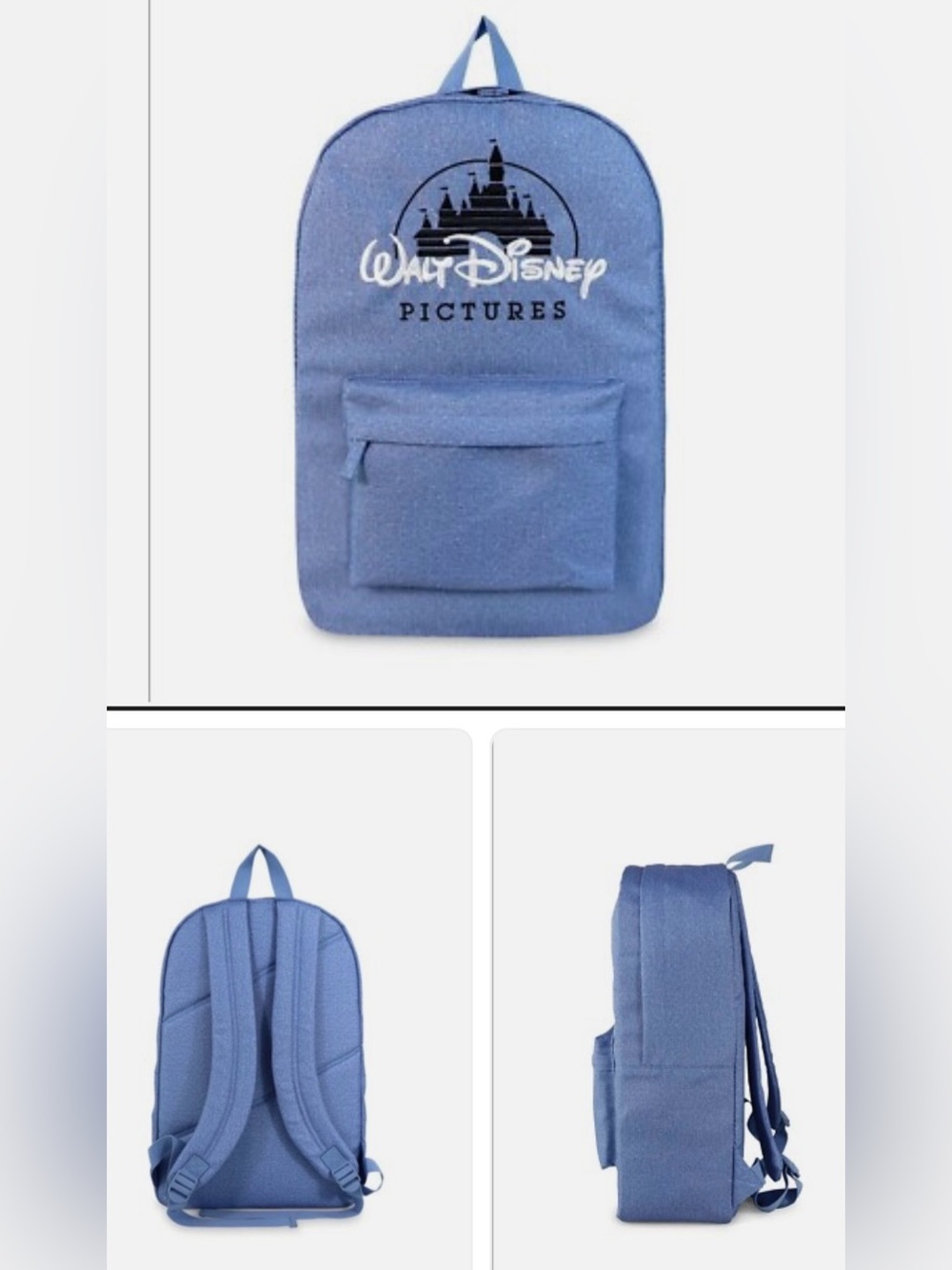Walt Disney Pictures Large Blue
Backpack Padded Lightweight